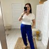 Women Kapel Boutique Joggers | Roxy Silk Jogger Blue