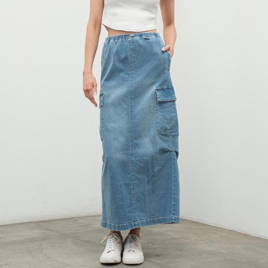 Women Kapel Boutique Skirts | Luisana Cargo Skirt