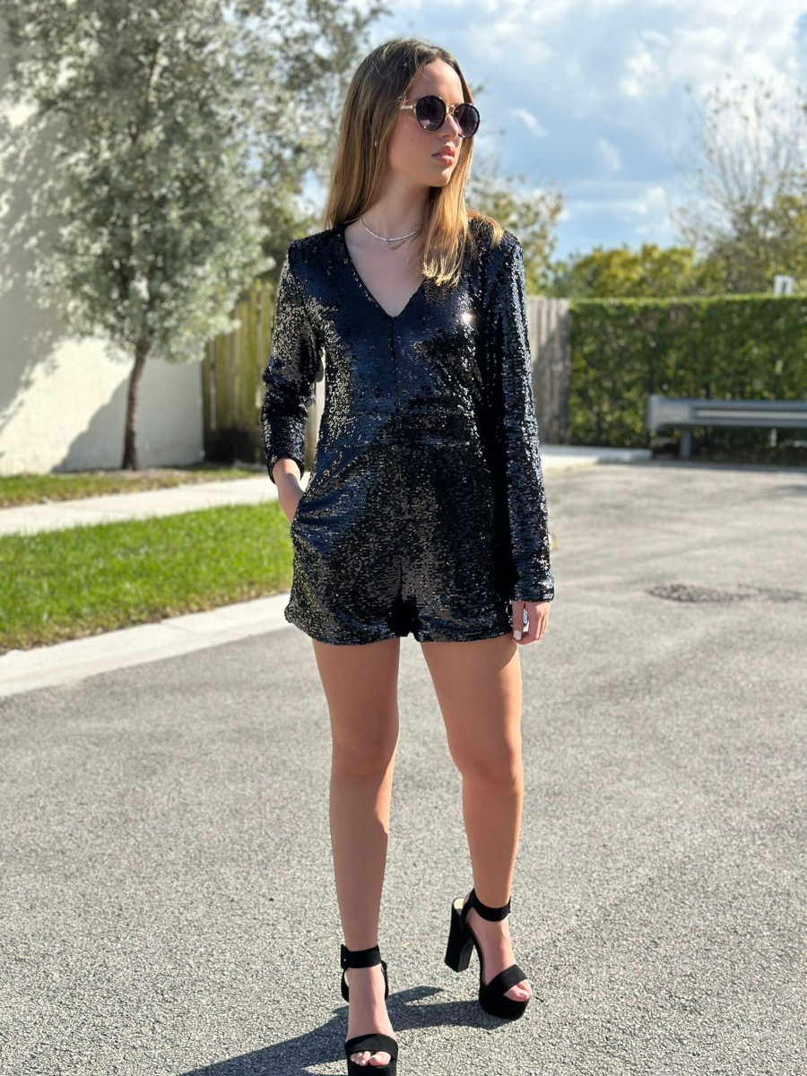 Women Kapel Boutique | Sequin Romper