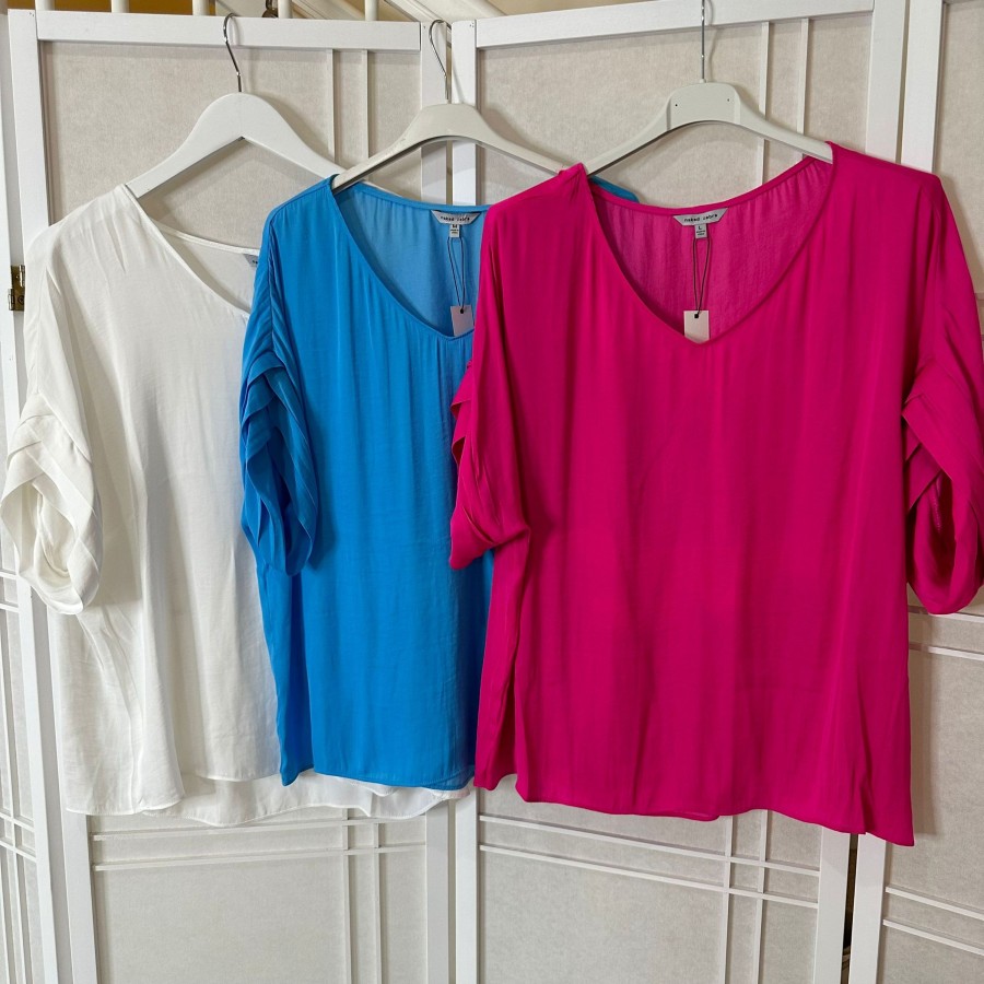 Women Kapel Boutique Tops | Natty Silk Top