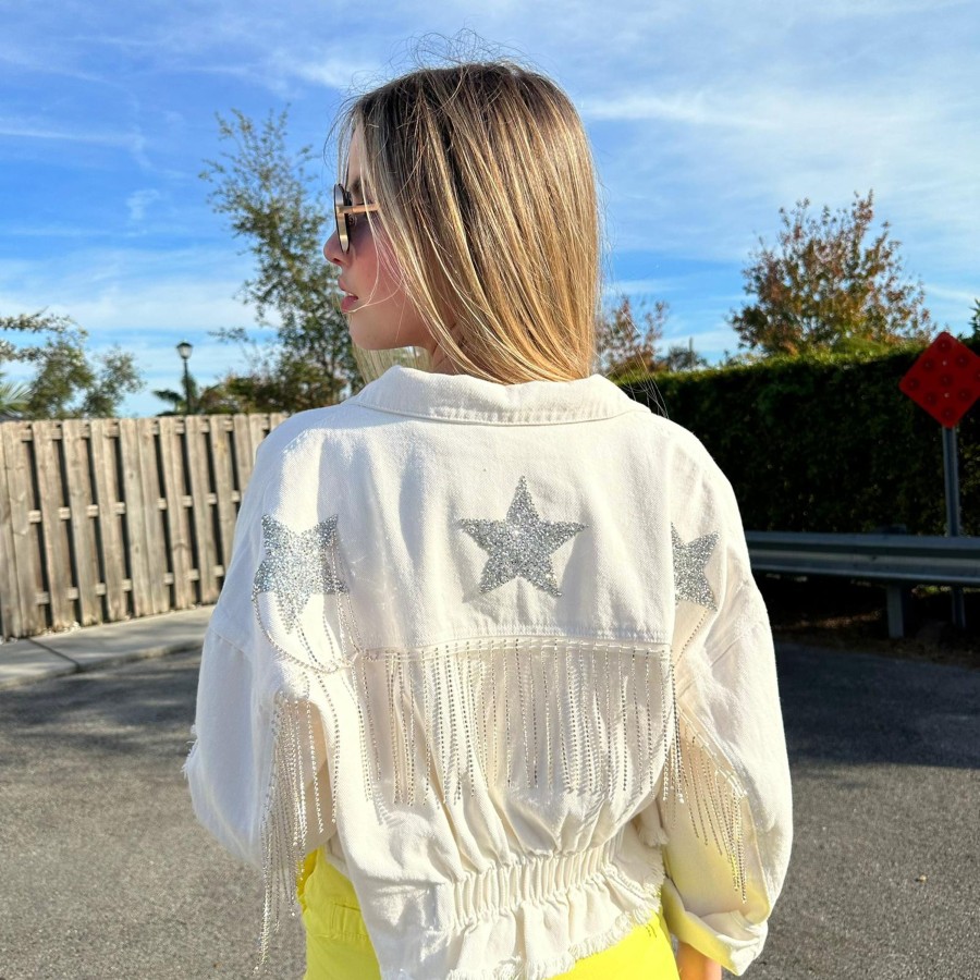 Women Kapel Boutique Jackets | Mely Star Jacket